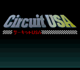 Circuit USA (Japan) Title Screen